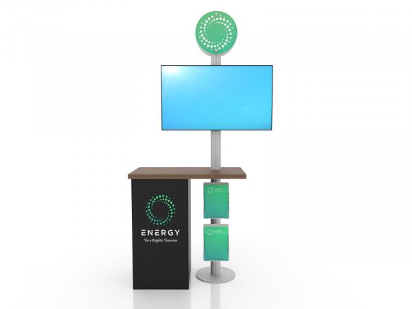 MOD-1226DS -- Double-sided Trade Show Monitor Stand -- Image 2